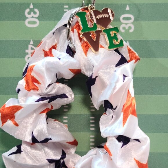 Football Themed Wristlet Keyring with a Football related charm attached !! - Picture 3 of 3